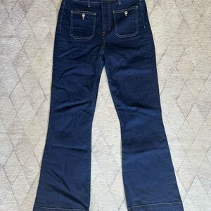 Veronica Beard Carson Ankle Flare High Rise Jeans - size 27